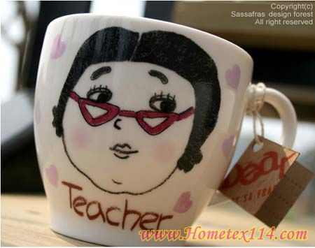 韓流潮物創意可愛的插畫杯子