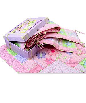 繡花密絎縫及工藝被的靚點