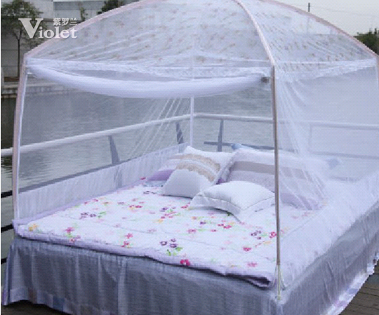 幔幔紗簾 紫羅蘭輕輕飛舞