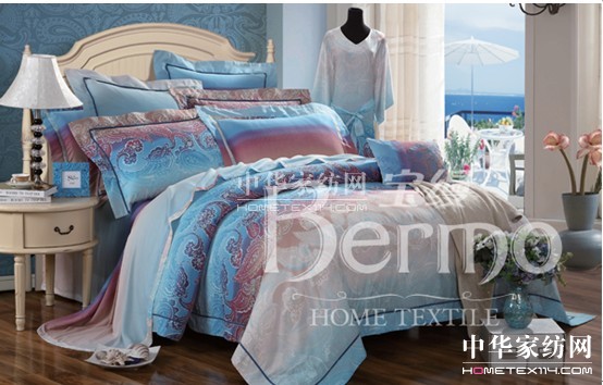 寶縵家紡:攜一抹水藍(lán)沁涼入家