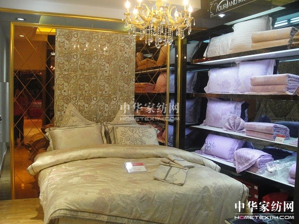 雨蘭家紡四川前鋒專賣店開業業績一路飄紅