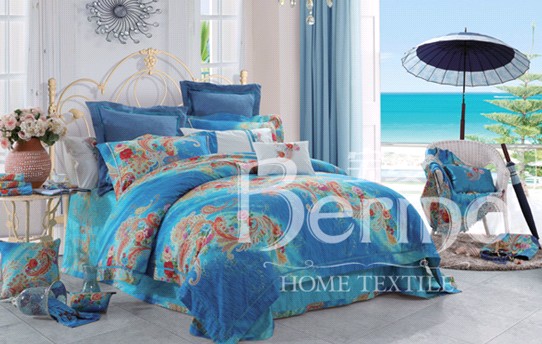 與“水”結(jié)緣寶縵家紡用色彩給家“降溫”