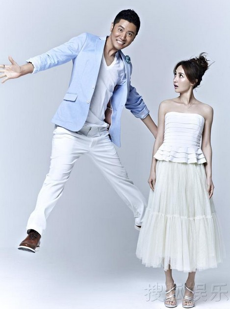 姚笛任重拍情侶寫真演繹"愛情游戲"