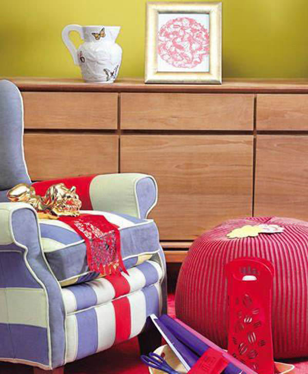 融入剪紙元素的各類家居陳設(4)