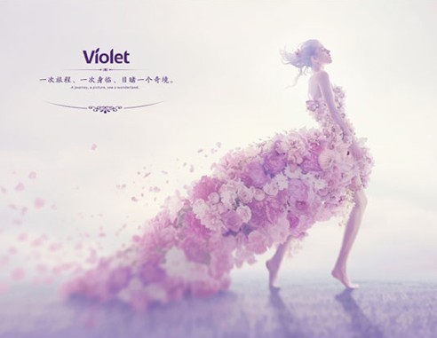 紫羅蘭•詩人的靈魂:愛,就是純粹、干凈