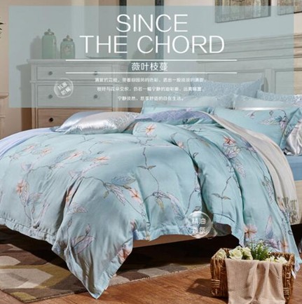 紫羅蘭家紡:當花卉遇上天絲,瞬間被它的柔滑融化