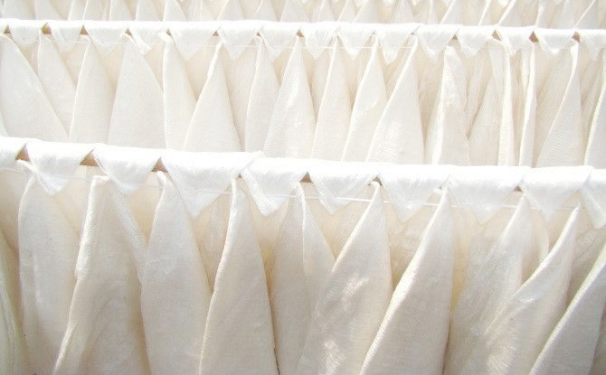 夕禾絲綢學(xué)堂之蠶絲被的制作